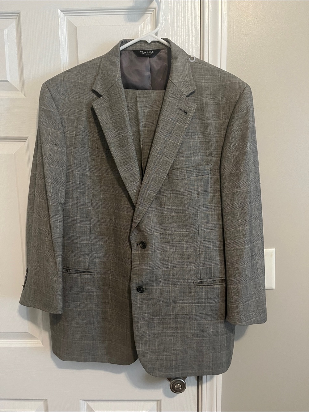 Jos A Bank Gray Suit